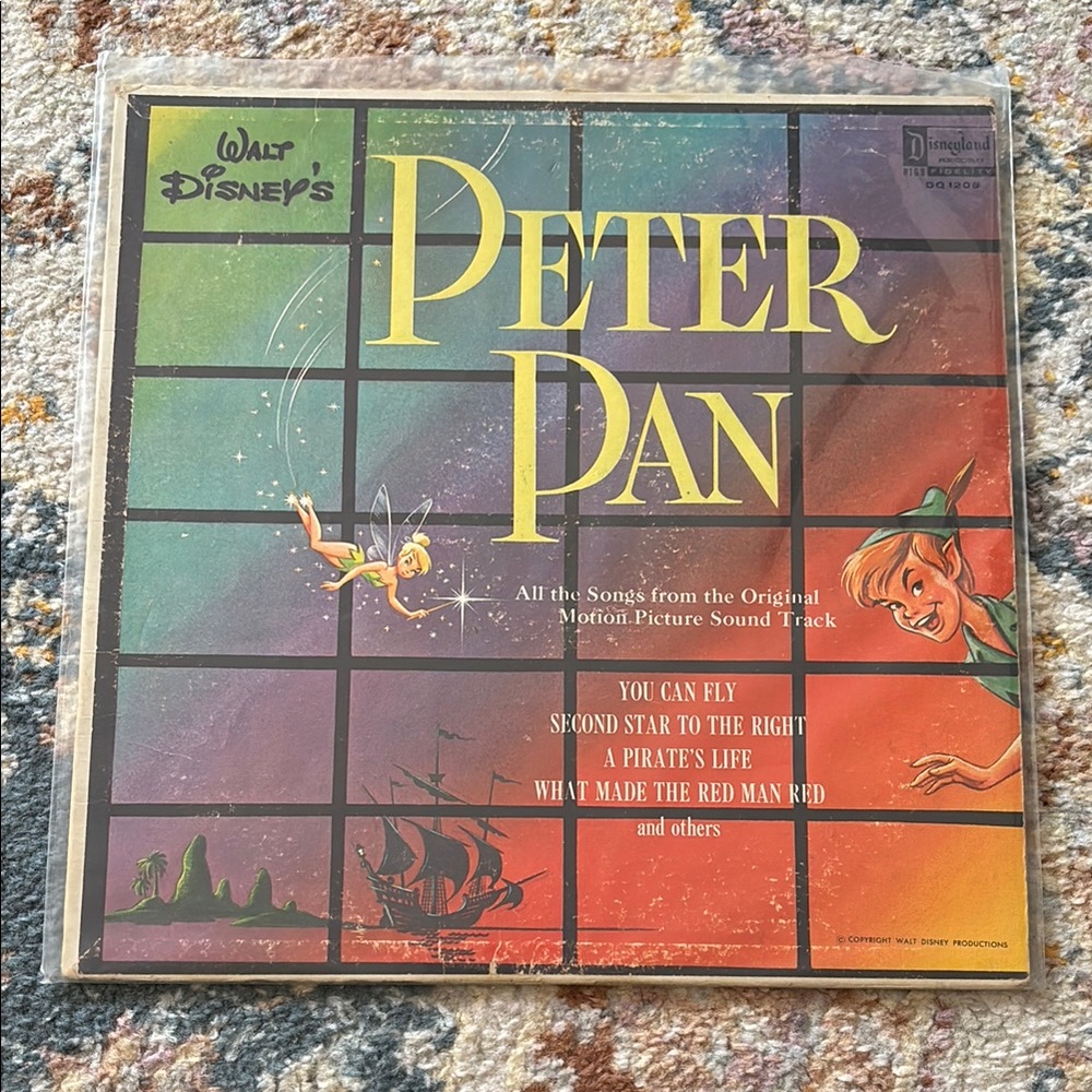 Walt Disney's Peter Pan Soundtrack Vinyl